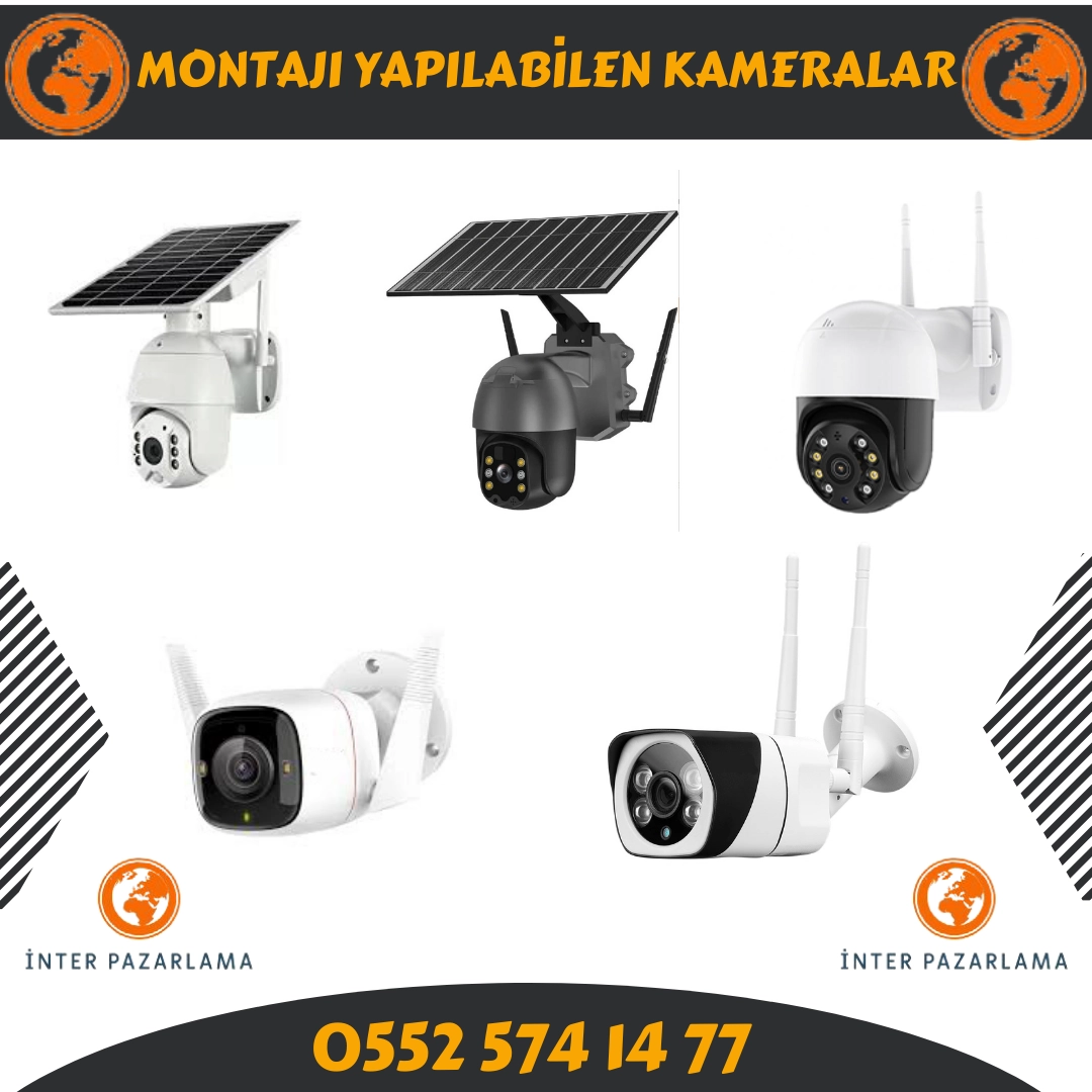 İNTER TEKLİ KAMERA MONTAJ DİREĞİ 3 METRE
