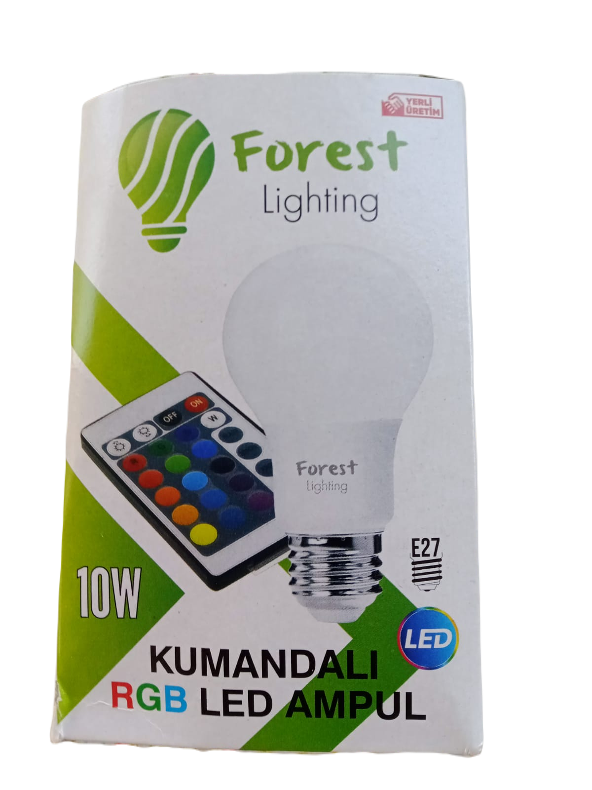 Forest 10 Watt Rgb Renkli Kumandalı LED Ampül